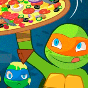 Teenage Mutant Ninja Turtles Pizza Like A Turtle Do